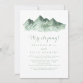 Ontvangst van groene bergen kaart (Voorkant)