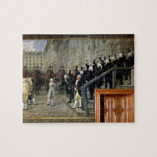Ontvangst van Louis XVI in het Hotel de Ville b Legpuzzel