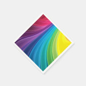 Ontvangst van regenboogweddenschappen Cocktail Nap Servet (Hoek)