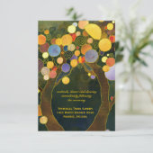 Ontvangst van Romantische bomen Informatiekaartje (Staand voorkant)