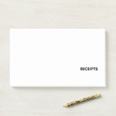 ontvangstbewijzen post-it® notes (Op bureau)