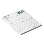 Ontvangstboeken, factuurboekje voor kleine bedrijv notitieblok (Schuin)