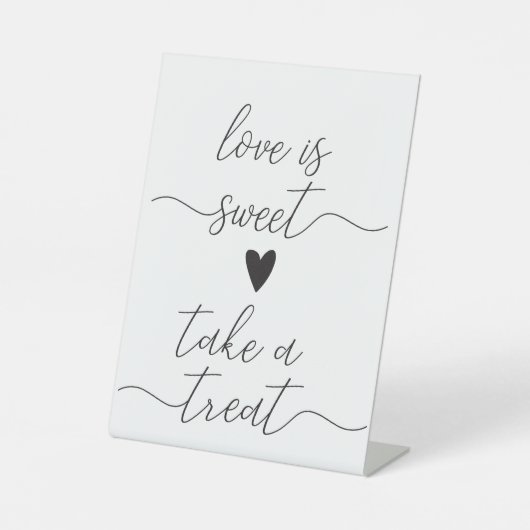 Ontvangstbord voor tafelbruiloft reclamebord met voetstuk (Voorkant)