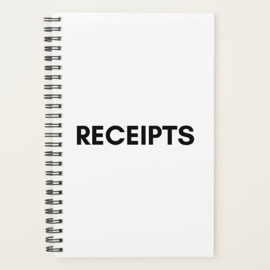 ontvangsten planner (Voorkant)