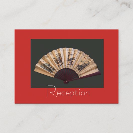 Ontvangstgegevens Chinese bamboe- en zijdeventilat Informatiekaartje (Voorkant)