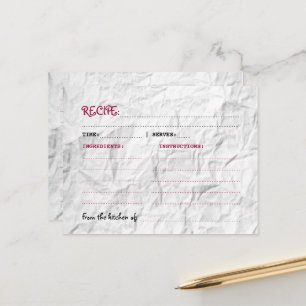 Ontvangt gesneden papier briefkaart