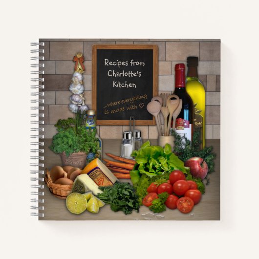 Ontvangt laptop met jouw naam erop notitieboek (Voorkant)