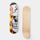 Ontvlambare schedel skateboard (Voorkant)