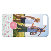 Ontvlammen op strips | Foto en monogram toevoegen Case-Mate iPhone Case (Achterkant (Horizontaal))