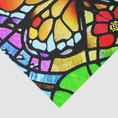 Ontvlechting van het Glas in lood van Butterfly Tissuepapier (Detail)