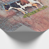 Ontvlechting van Western Boerderij voor Rustisch l Cadeaupapier (Hoek)