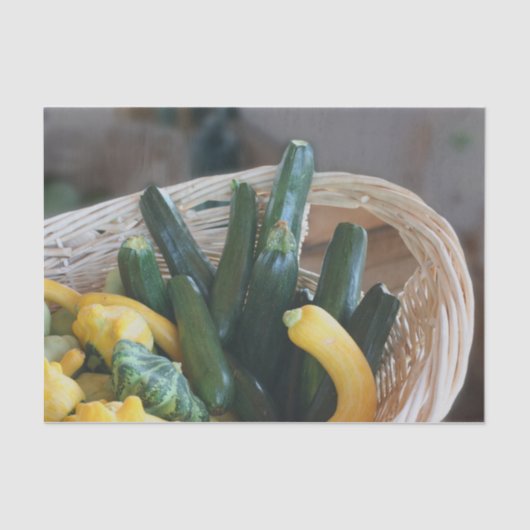 Ontvlechting van zucchini Squash Gourd Vegetables Tissuepapier (Voorkant)