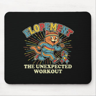 Ontvluchting De Onverwachte Workout Autismebewustz Muismat