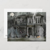 Ontvoerd huis briefkaart (Voorkant / Achterkant)