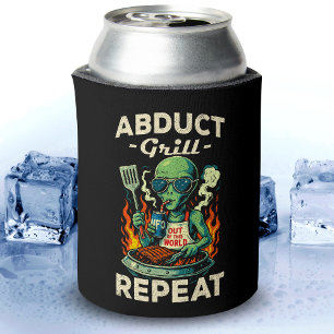Ontvoering Grill Herhaal Retro BBQ Kookfeest Grapp Blikjeskoeler