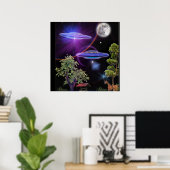 Ontvoering UFO Poster (Thuiskantoor)