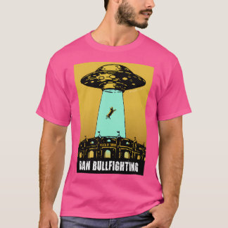 Ontvoering van alien Ufo Bull T-shirt