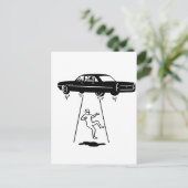 ontvoering van buitenaardse auto ' s briefkaart (Staand voorkant)