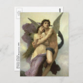 Ontvoering van Psyche door Bouguereau (alias Ravis Briefkaart (Voorkant / Achterkant)