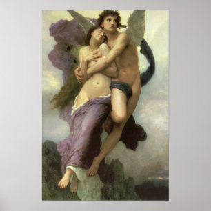 Ontvoering van Psyche door Bouguereau (alias Ravis Poster