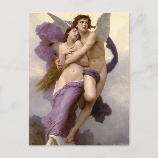 Ontvoering van Psyche door Bouguereau Briefkaart (Voorkant)