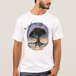 Ontwaak de Godinnenboom bij zonsondergang T-shirt