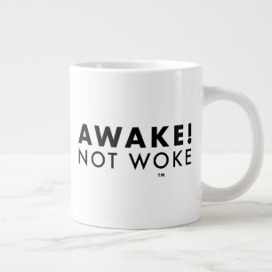 Ontwaak! Niet Woke™ LOGO Giant Jumbo Mok