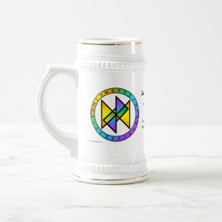 Ontwaak tot vreugde! Bindrune Mead Stein Bierpul