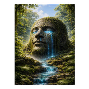 Ontwaakte Boswachter – Oude Natuurgeest Perfect Poster