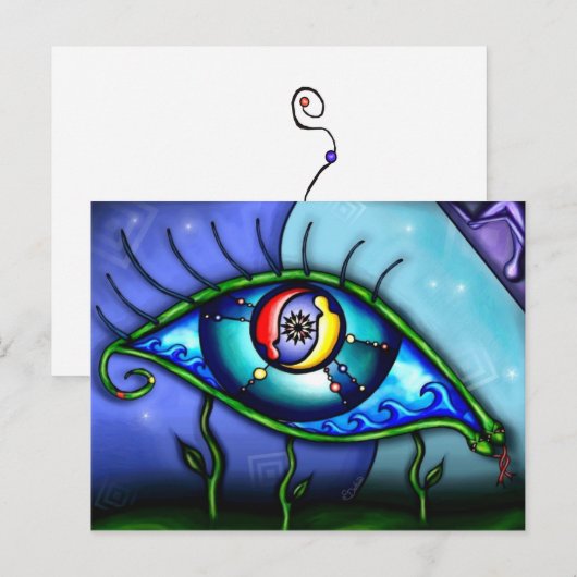 Ontwaken Briefkaart (Voorkant / Achterkant)