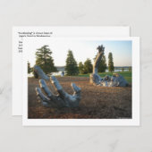 Ontwakende sculptuur in Washington, D.C. Aankondigingskaart (Voorkant / Achterkant)