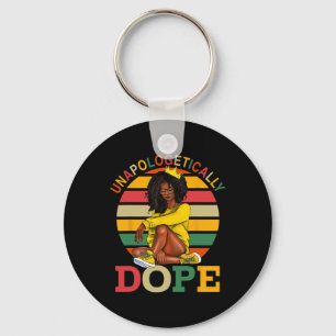 Ontwapend Drugs Afro Black History Month Mel Sleutelhanger