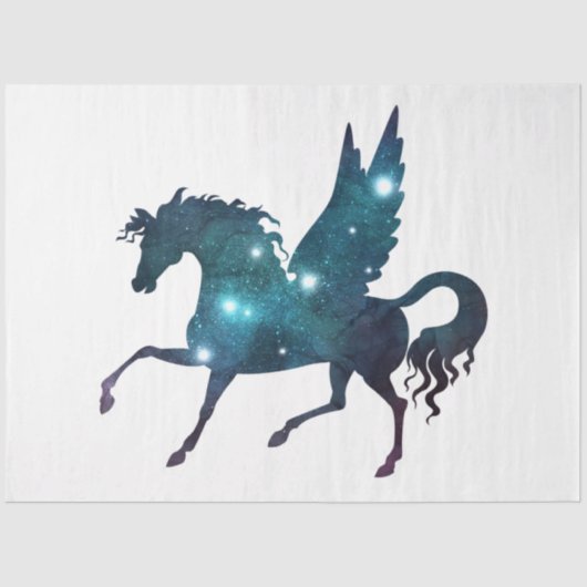 Ontwerp 10 Galaxy Unicorn-reeks Tissuepapier (Voorkant)