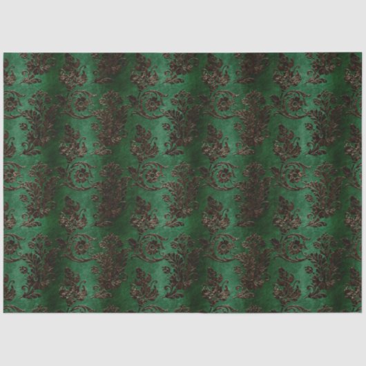 Ontwerp 10 van de Bronze Velvet reeks Tissuepapier (Voorkant)