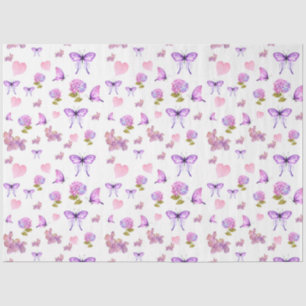 Ontwerp 10 van de Hydrangea-Waterverf Reeks Tissuepapier