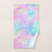 Ontwerp 10 van de Iridescent Leopard-reeks Bad Handdoek (Handdoek)