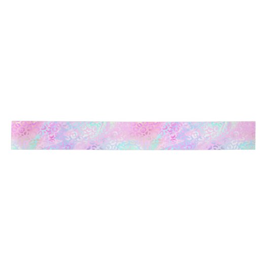 Ontwerp 10 van de Iridescent Leopard-reeks Lint (Voorkant)