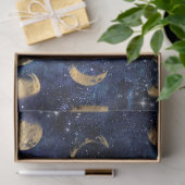 Ontwerp 11 van de Galaxy Moon-serie Tissuepapier (Geschenk)