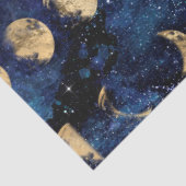 Ontwerp 11 van de Galaxy Moon-serie Tissuepapier (Detail)