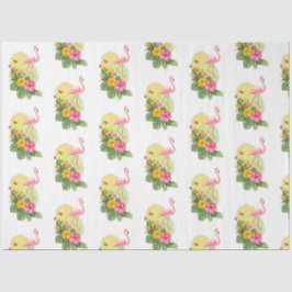 Ontwerp 11 van de Tropische Reeks van Flamingo Tissuepapier