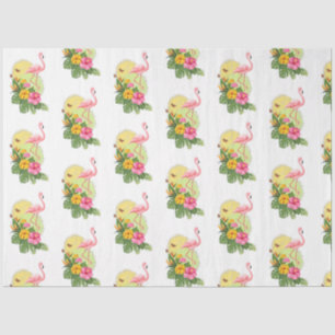 Ontwerp 11 van de Tropische Reeks van Flamingo Tissuepapier