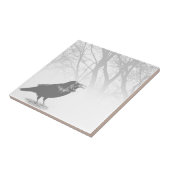 Ontwerp 12 Crow Raven Tegeltje (Zijkant)