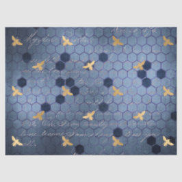 Ontwerp 12 van de Blauwe Bee-reeks - Weefselpapier Tissuepapier