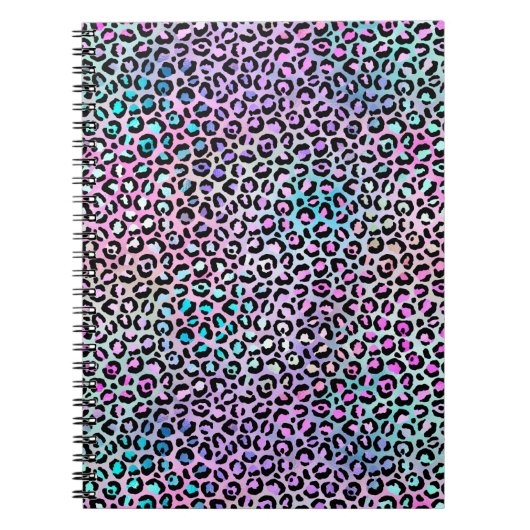 Ontwerp 12 van de Iridescent Leopard-reeks Notitieboek (Voorkant)