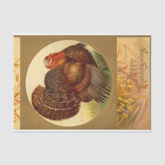 Ontwerp 12 van de  Thanksgiving van de Mix Reeksen Tissuepapier (Voorkant)