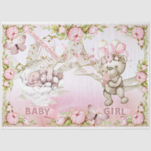 Ontwerp 1 van de Baby Girl-reeks Tissuepapier