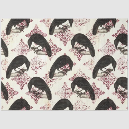 Ontwerp 1 van de Gothic Counkruising Series Tissuepapier (Voorkant)