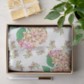 Ontwerp 1 van de Hydrangea-Waterverf-reeks Tissuepapier (Geschenk)