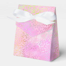 Ontwerp 1 van de Iridescent Leopard-reeks Bedankdoosjes