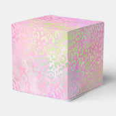 Ontwerp 1 van de Iridescent Leopard-reeks Bedankdoosjes (Achterkant)